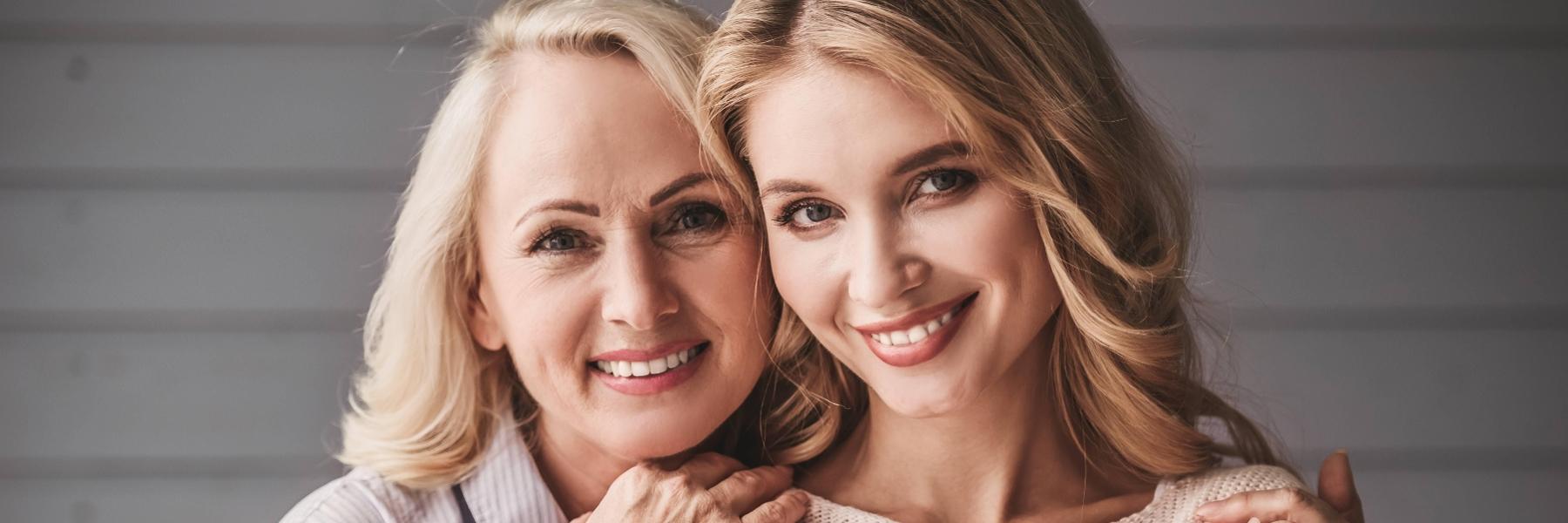 mother with dental implant in lake balboa 